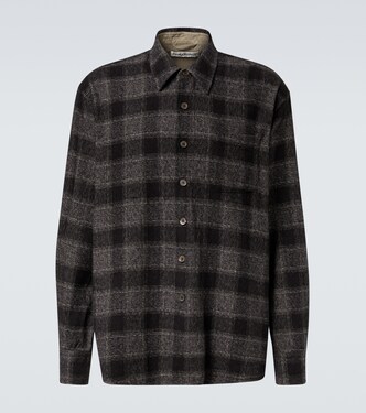 Above checked cotton shirt | Our Legacy