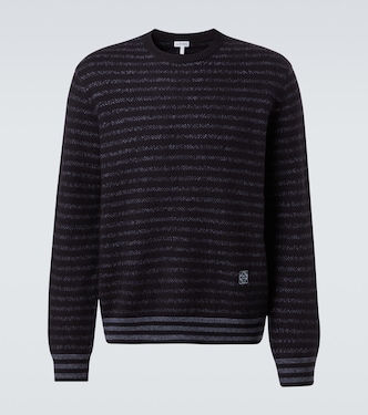 Anagram striped wool sweater | Loewe