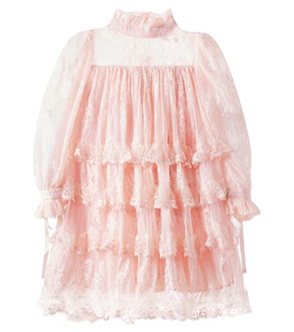 Ruffled tiered lace dress | Petite Amalie  