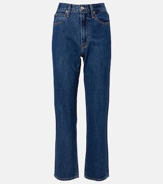 London cropped high-rise straight jeans | Slvrlake