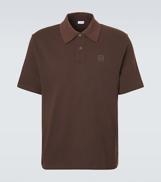 Anagram cotton piqué polo shirt | Loewe