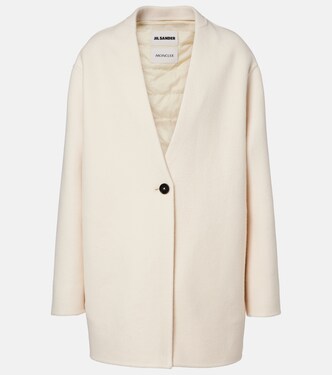 + Jil Sander virgin wool down coat | Moncler Genius