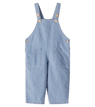 Baby Mao striped denim overalls | 1 + in the Family