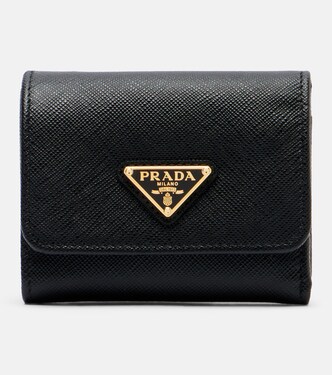 Saffiano Small leather wallet | Prada