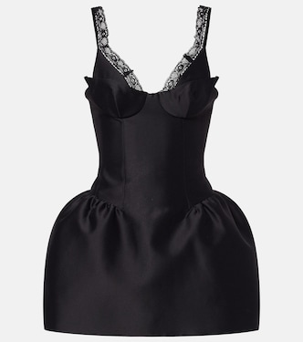 Lace-trimmed minidress | Shushu/Tong