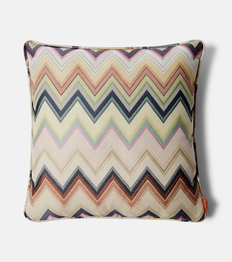 Agadir Zigzag cotton-blend cushion | Missoni