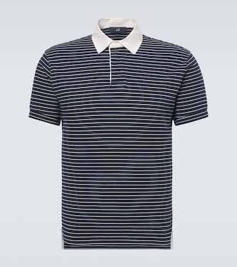 Striped cotton piqué polo shirt | Dunhill
