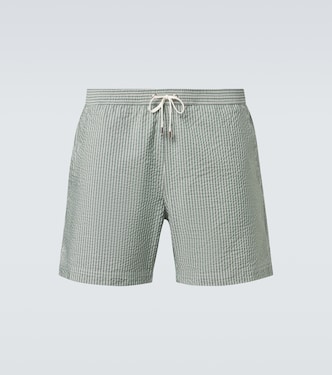 Striped swim trunks | Sunspel