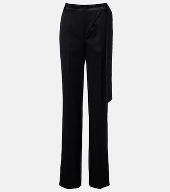 Virgin wool wide-leg pants  | The Attico