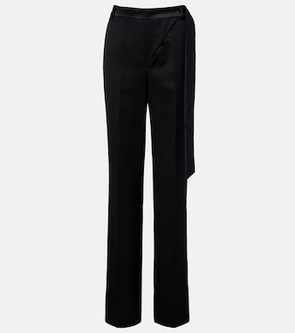 Virgin wool wide-leg pants  | The Attico