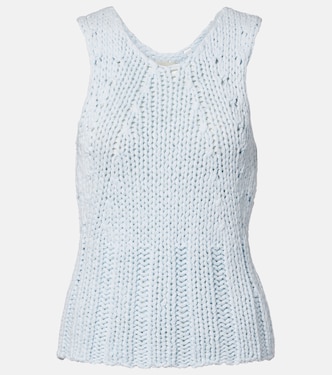 Cassie knitted cotton top | Khaite