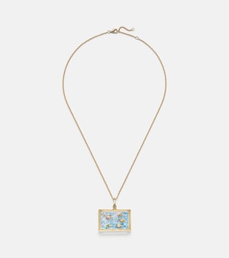 Collier L'Acquarium en or 9 ct et pierres précieuses | Yvonne Léon