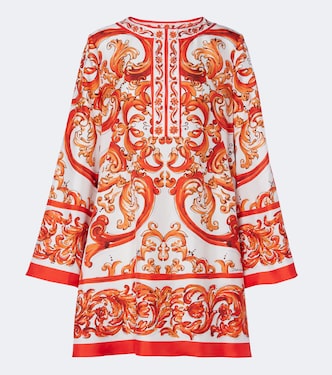 Majolica silk twill kaftan | Dolce&Gabbana