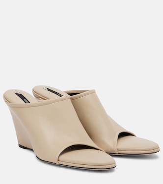 Mules Strap Stretch de piel | Christen
