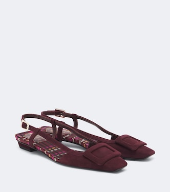 Ballerine slingback Belle Vivier in suede | Roger Vivier