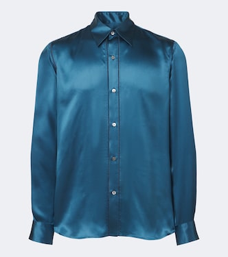 Chemise en satin de soie | Dries Van Noten