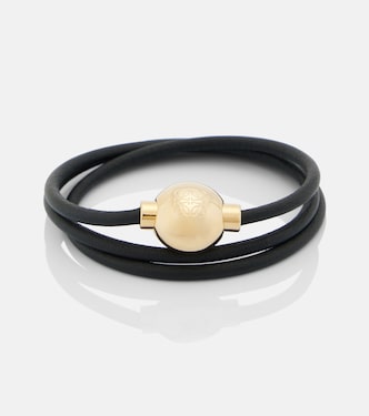 Pebble leather bracelet | Loewe