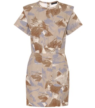 Robe Ilesa imprimée en coton et lin | Isabel Marant