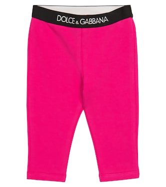 Baby stretch-cotton leggings | Dolce&Gabbana Kids