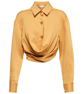 Maverick draped shirt | Christopher Esber