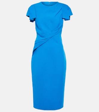 Robe midi en laine et soie | Roland Mouret