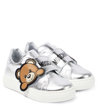 Teddy Bear leather sneakers | Moschino Kids