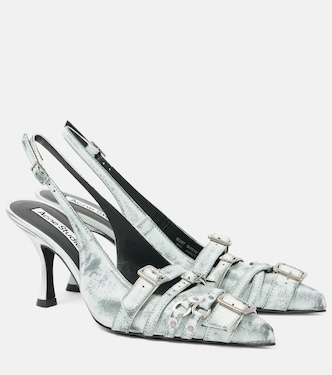 Leather slingback pumps | Acne Studios