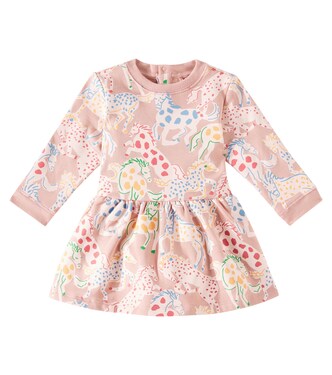Baby Praierie Horses cotton dress | Stella McCartney Kids