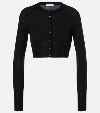 Cropped-Cardigan aus einem Wollgemisch | Alaïa