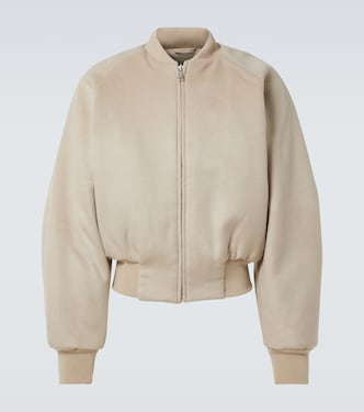 Veste bomber en laine mélangée | Entire Studios