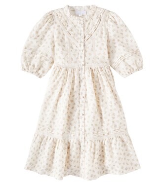 Madelaine floral ramie dress | C'era Una Volta