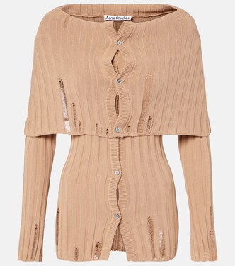 Cardigan en coton mélangé | Acne Studios