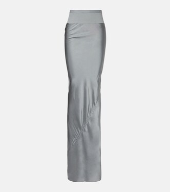 Coda satin maxi skirt | Rick Owens