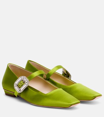 Ballerines Mary Jane Belle Vivier 25 en satin | Roger Vivier