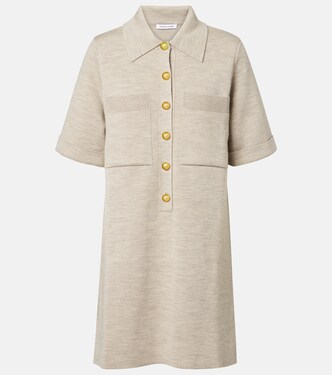 Madden knitted wool polo dress | Veronica Beard