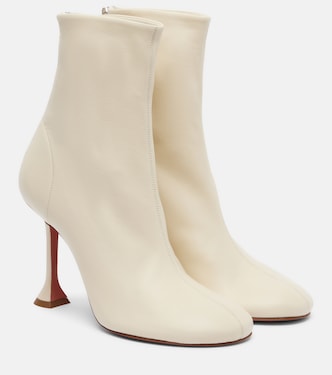 Iris 95 leather ankle boots | Amina Muaddi