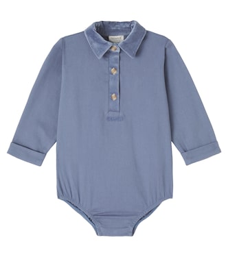 Baby Matsel cotton twill onesie | Donsje