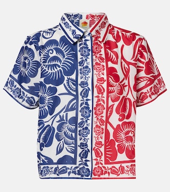 Hemd Cashew And Birds aus Baumwolle | Farm Rio