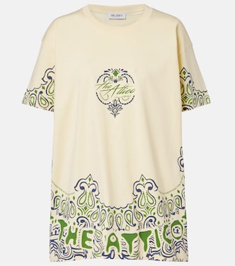 Bandana oversized cotton jersey T-shirt | The Attico