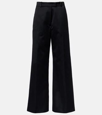 Brickell satin wide-leg pants | The Frankie Shop