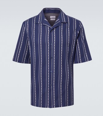 Printed cotton bowling shirt | Brunello Cucinelli