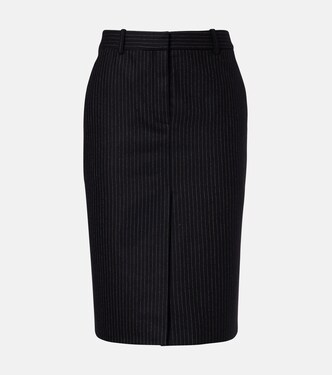Bleistiftrock aus einem Wollgemisch | Nina Ricci