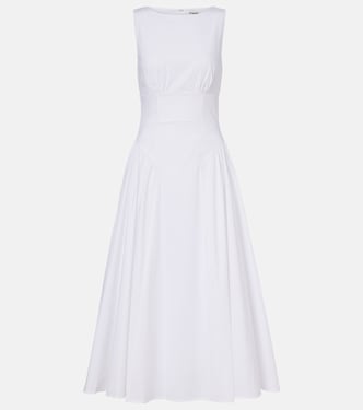 Gwen cotton poplin midi dress | Staud