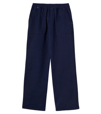 Matcha cotton and linen pants | Bonton