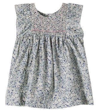 Baby Cadelili floral smocked cotton dress | Bonpoint