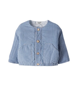 Baby Algaida striped denim jacket | 1 + in the Family