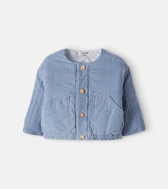 Baby Algaida striped denim jacket | 1 + in the Family