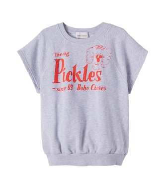 Pickles The Dog cotton fleece T-shirt | Bobo Choses