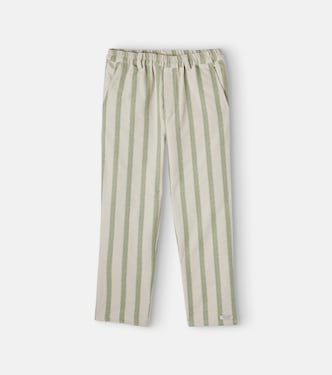 Mazen striped cotton pants | Donsje