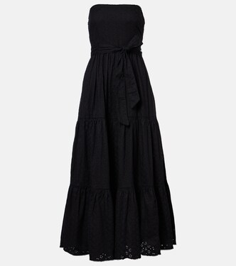 Thelma strapless cotton maxi dress | Poupette St Barth